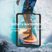 swimming waterpoof cases for ipad air4 10 9inch tablet sleeve high transparent cover hard pc tpu shockproof protective case