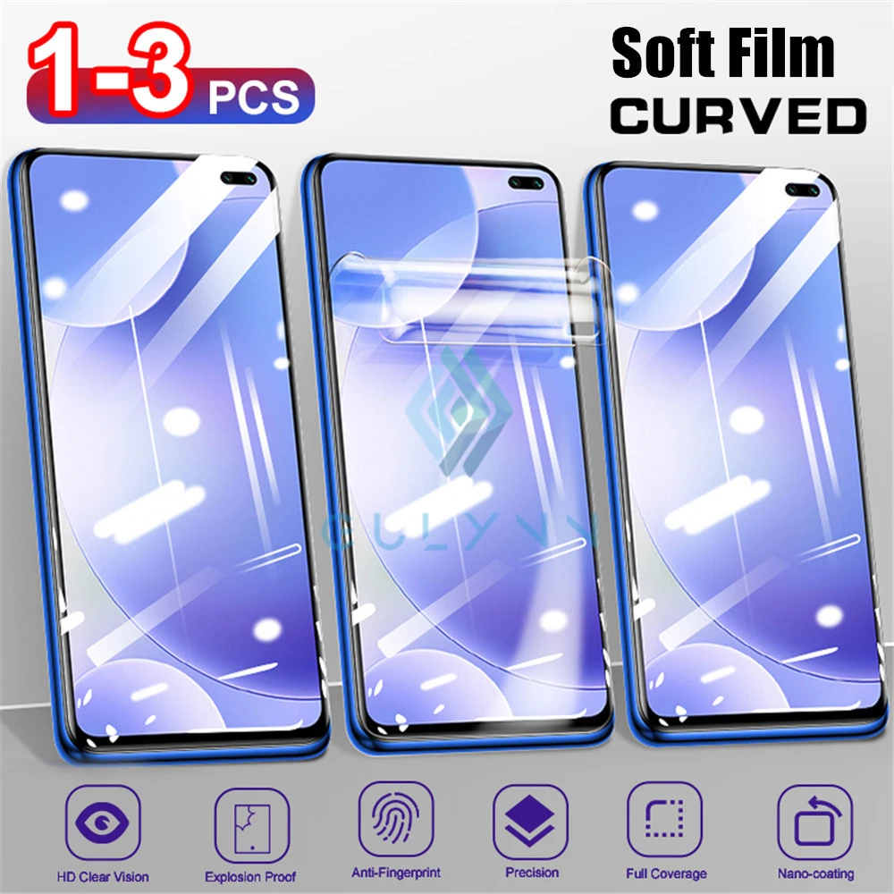 Мягкая Гидрогелевая пленка с полным покрытием для Xiaomi Redmi Note 9 S 8 7 6 Pro 8T 7A 8A мягкая