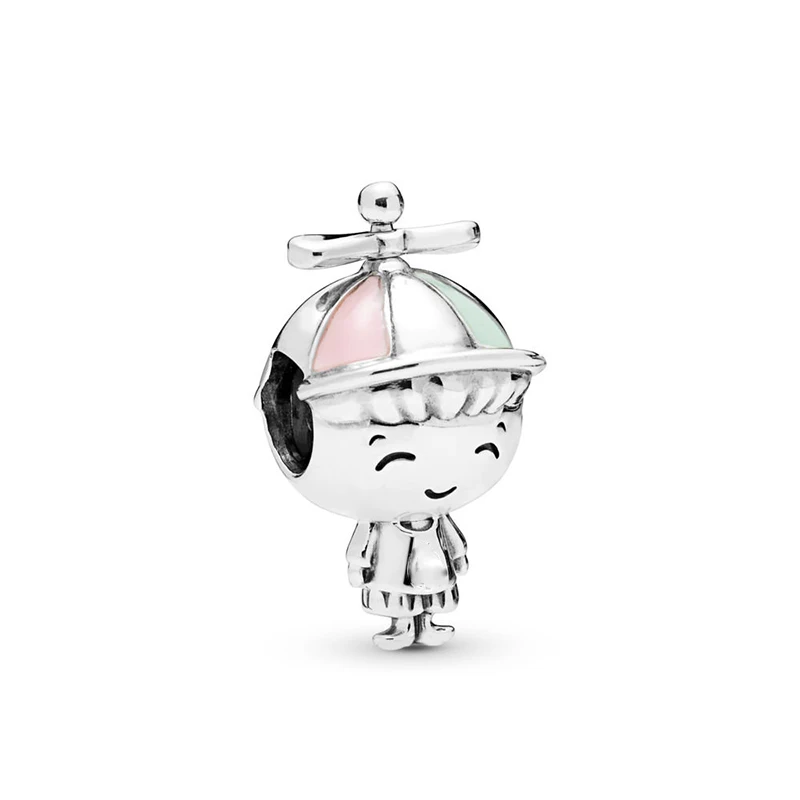 Charms 002 Посеребренные мальчики девочки микки Единорог шармы бусины Подвески подходят тонкие браслеты и ожерелье для женщин DIY любителей ювелирное дело - Цвет: Charms 002