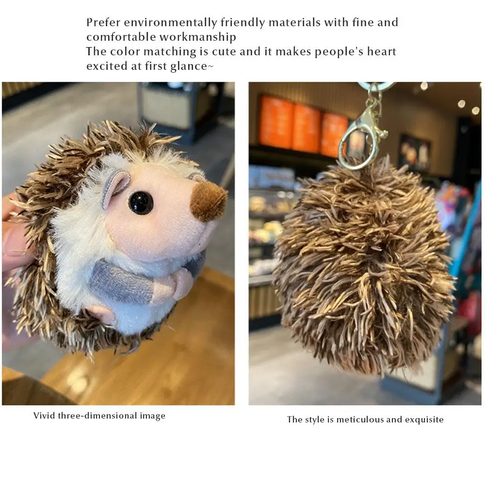 Брелок с подвеской в виде кошек и Ежика | Украшения аксессуары