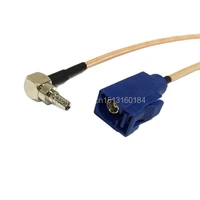 new crc9 male plug right angle to fakra connector rg316 coaxial cable 15cm extension cable pigtail