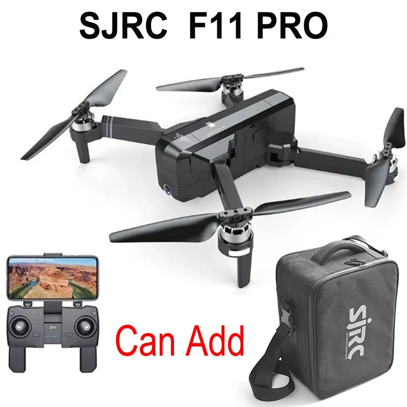 SJRC F11 PRO gps RC складной Дрон Квадрокоптер вертолет с Wifi FPV 1080 P/2 K HD камера бесщеточный