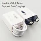 Зарядное устройство 100 шт.лот с Usb C на Usb C для Samsung Galaxy S20 Note 10, кабель типа C USB C на Type C, кабель для быстрой зарядки