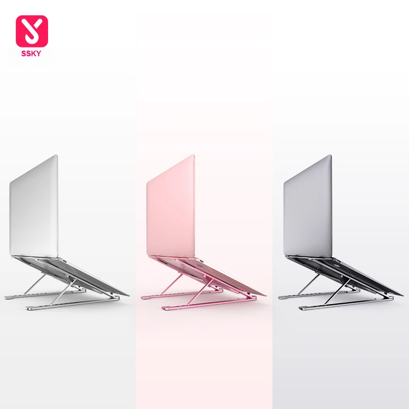 Подставка для ноутбука универсальная регулируемая алюминиевая складная IPad MacBook |