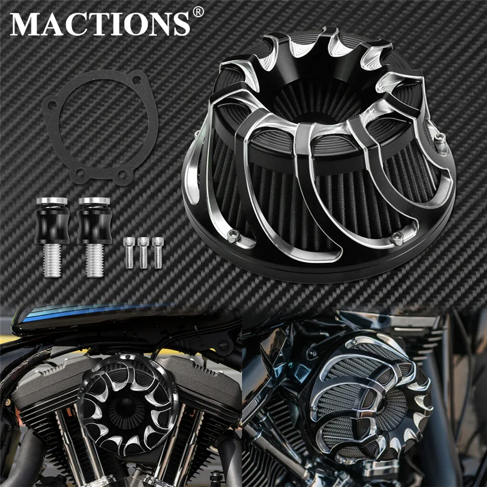 Мотоциклетный воздушный фильтр очиститель Впускной Фильтр Серый элемент для Harley