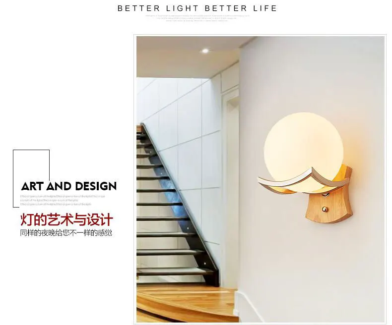 Nordic Creative Designer Studio Wall Light Art Simply Glass Dining Room Hotel Bedroom Fixtures Free Shipping | Лампы и освещение