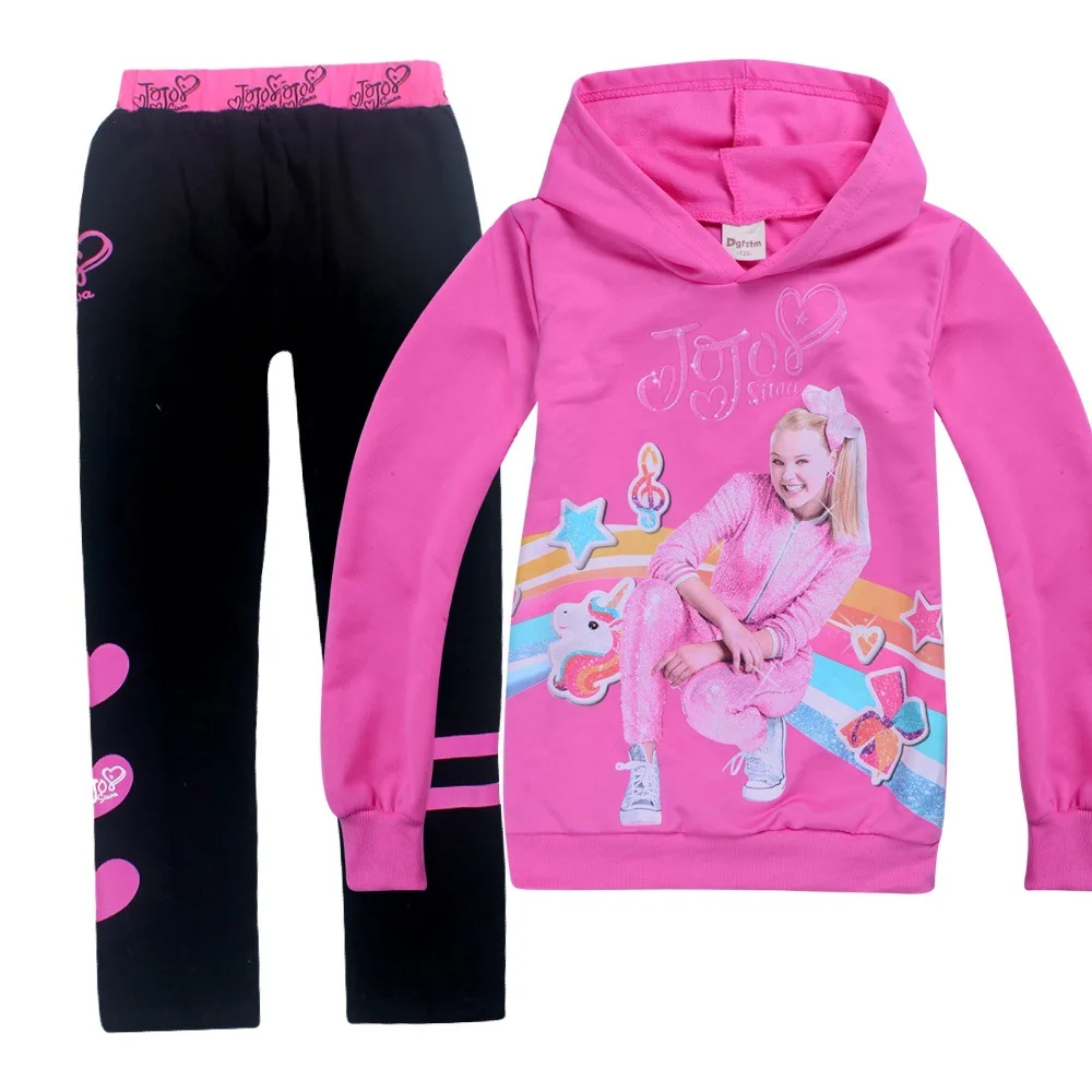JOJO Siwa/зимняя детская одежда для малышей футболка с длинными рукавами топы