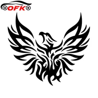 car accessories phoenix mythical animal styling amazing bird bumper decal stickers 15 214cm