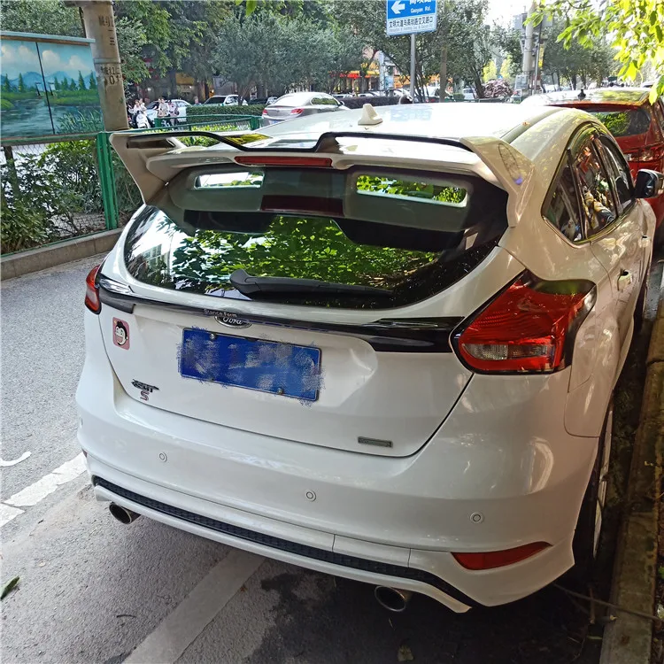 Для Ford Focus спойлер на крыше высокого качества ABS Материал заднее крыло автомобиля