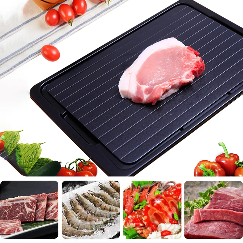 

Quick Thaw Plate Thaw Frozen Food Meat Fruit Quick Thaw Plate Plate Thaw Kitchen Gadget Thaw Plate Defrost board
