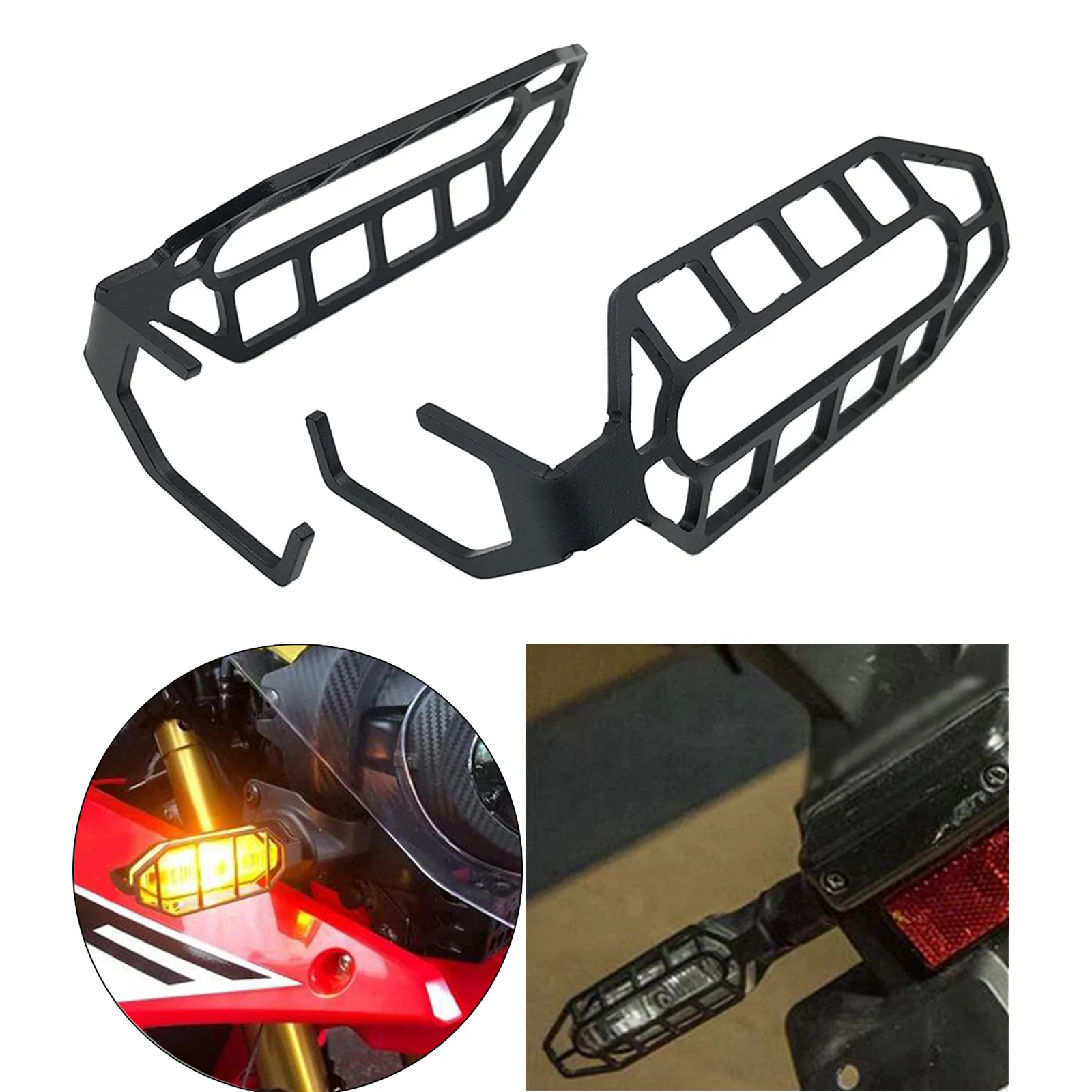 

2x Turn Signal Light Cages Cover For Honda CB500X 2019 2020 2021 Accessories