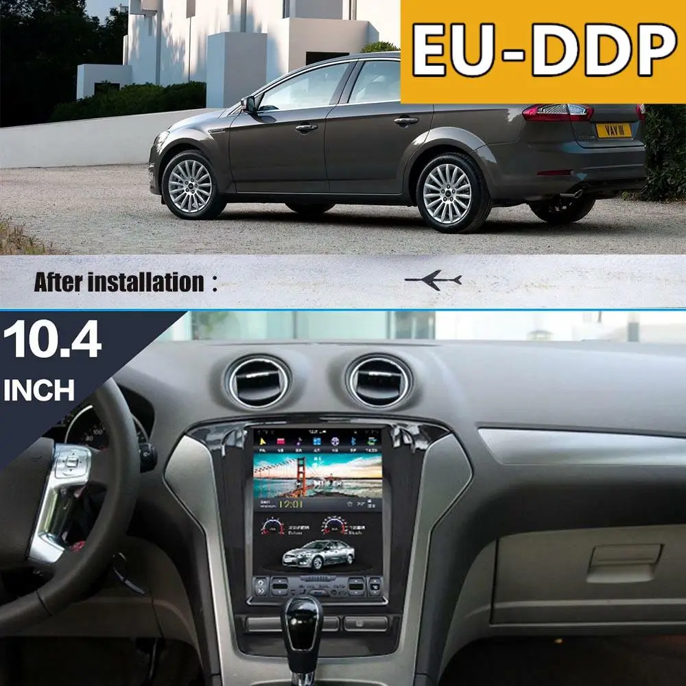 

Автомобильный мультимедийный плеер для Ford Mondeo MK4 2011 - 2013 Android Радио стерео аудио Авторадио GPS навигация головное устройство Тесла сенсорный экран