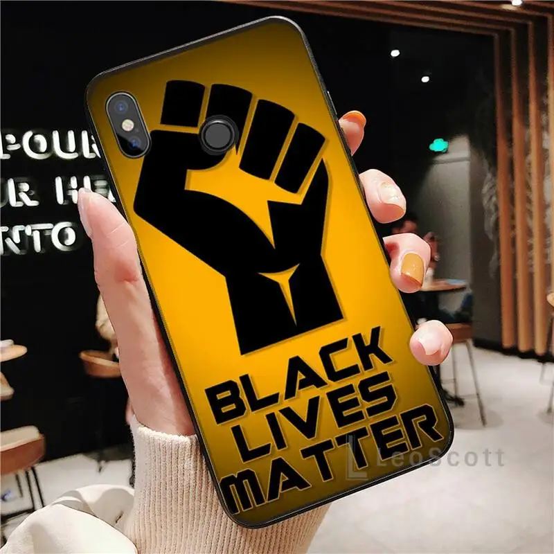 

Black Lives Matter Phone Case For xiaomi Redmi 5 5A plus 7A 8 note 2 3 4 5 5A 6 7 GO K20 A2