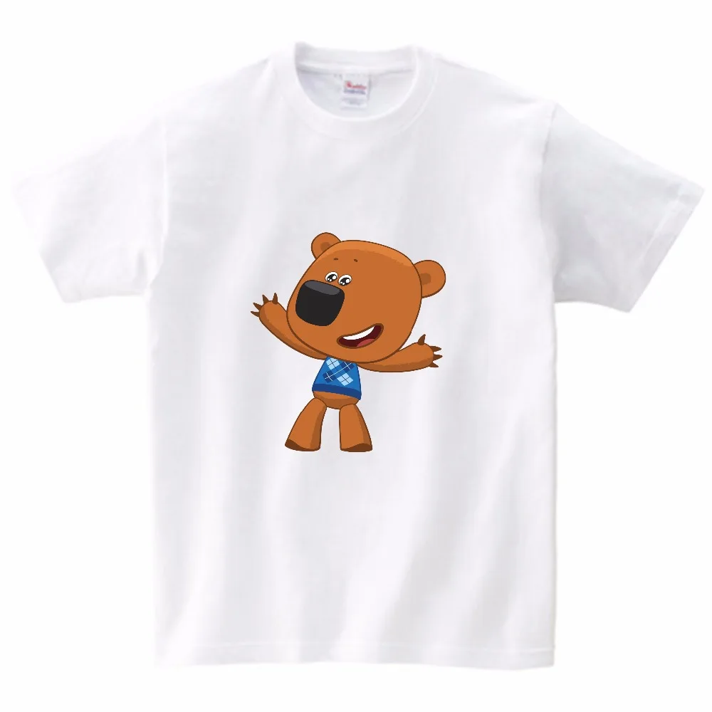 

Summer Children T Shirts Cotton Short Sleeve Kids T-shirt Boys and Girls Cartoon be be Bears Printed Baby Clothing Tshirt MJ