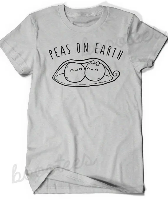 Забавная футболка горох на земле для мужчин и женщин подарок Эффектная