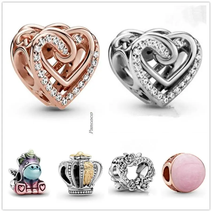 

Original 925 Sterling Silver Passions Regal Crown Charm Beads Fit Women Pandora Bracelet & Necklace Jewelry