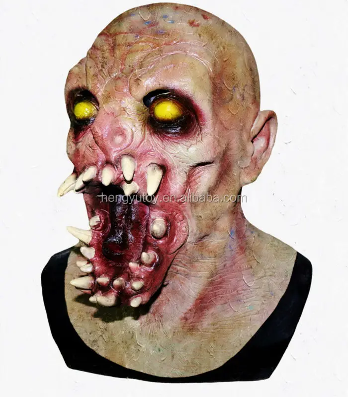 

High Quality Deluxe Terrorist Halloween Latex Vampire Fang Mask