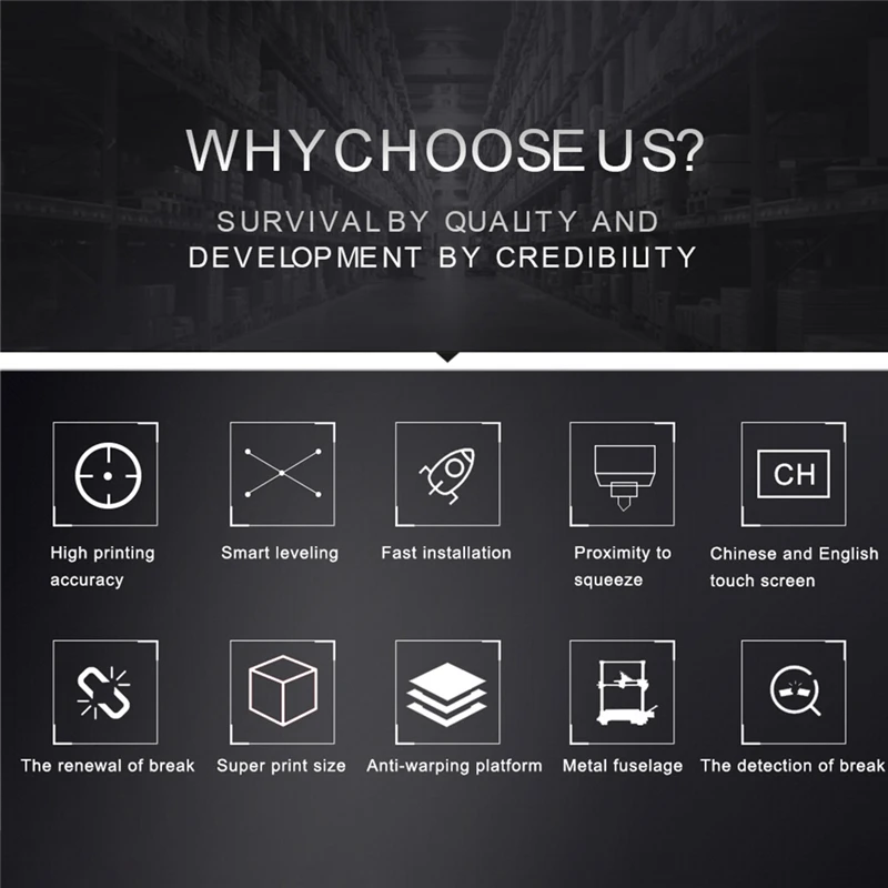 

3D printer 0.2~0.4mm 3.5 inch Touch Screen Printing Bed Easy Leveling 3d Printer Kit impresora 3d