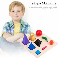 baby montessori toys wooden puzzle assembly sorting stacking shape match building blocks toys educational toys for children