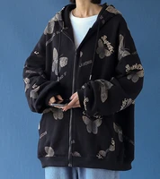 womens tracksuit y2k printed goth hoodies sweatshirts men autumn winter vintage hip hop streetwear grunge jackets female coat