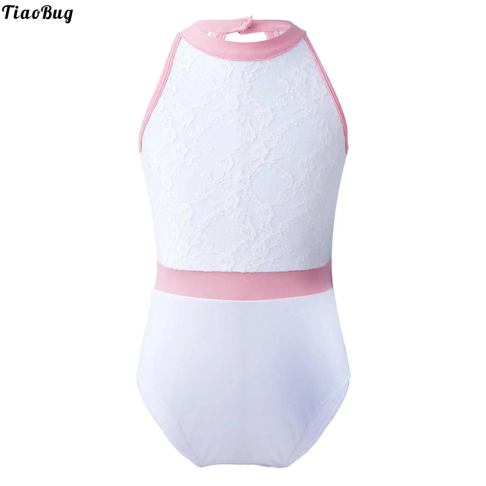 

Детские костюмы для выступлений для девочек, без рукавов, с круглым вырезом, кружевная Лоскутная одежда на пуговицах