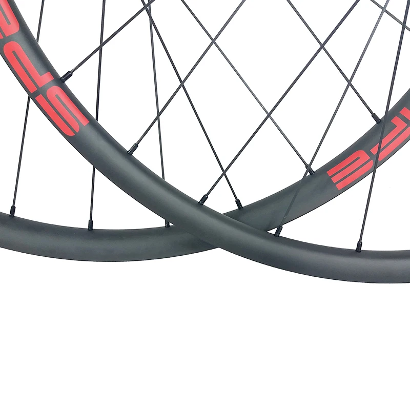 29er MTB XC 30 мм Асимметричные Углеродные колеса 22 мм Глубокий клинчер набор бескамерных колес Novatec D791SB D792SB XDR UD 3K 12K 24H 28H 32H