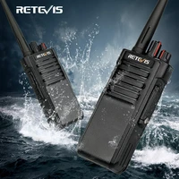 ip67 waterproof long range walkie talkie retevis rt29 2pcs uhfvhf 10w two way radio transceiver for farm factory warehouse 3km
