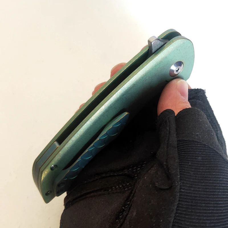 Тактический карманный складной нож дракон с титановой ручкой | Инструменты