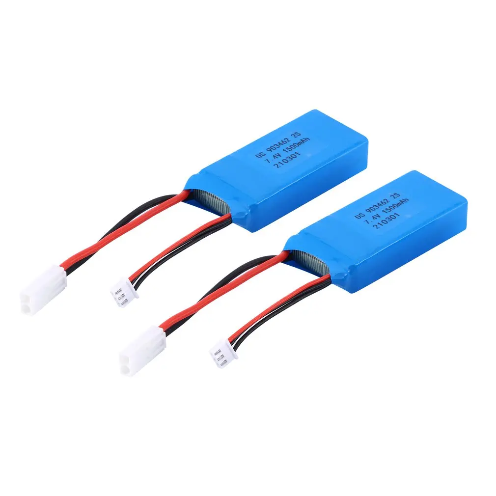 

2 шт. 1500 мАч 7,4 В 25C NX803562 литий-полимерная аккумуляторная батарея для радиоуправляемых моделей гоночных дронов вертолетов автомобилей