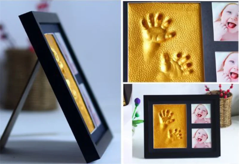 Детские руки форма нога печать фоторамка новорожденный DIY отпечаток руки отпечаток ноги картина памятник растут сувенир Детские предметы лапа печать коврик
