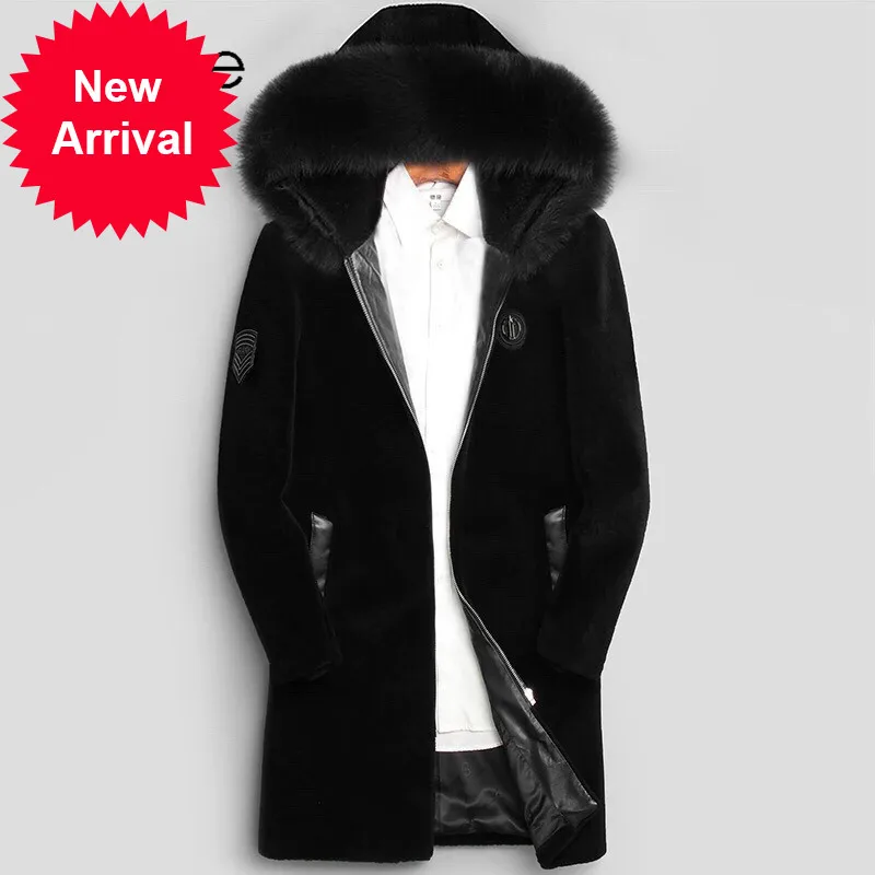 

Мужская Длинная кожаная куртка MT804 с капюшоном, длинное винтажное пальто из натуральной кожи, тонкое черное кожаное пальто с капюшоном, 2020