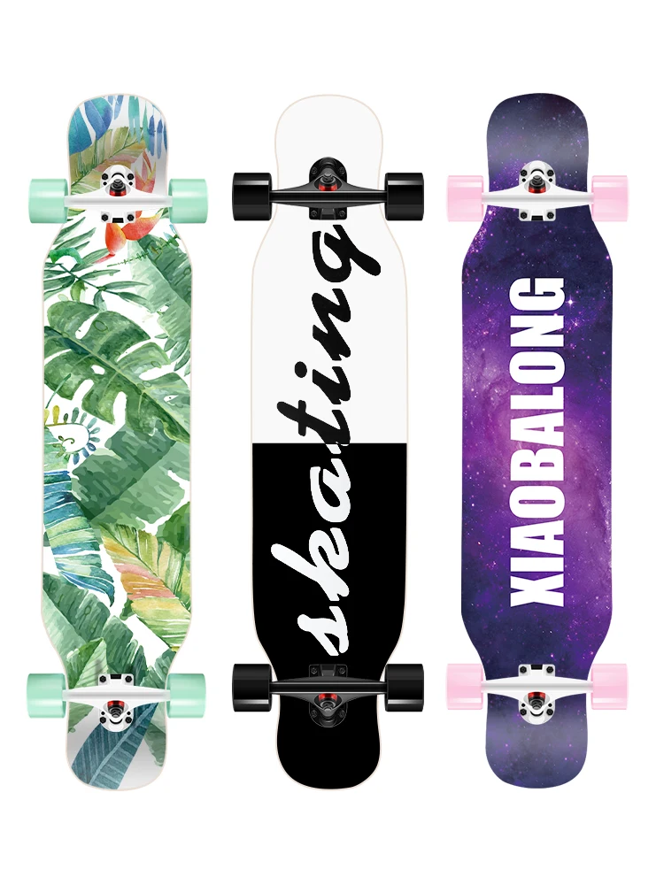 

Surf Land Professional Skateboard Teenagers Complete Street Brushing Skate Board Longboard Patineta Sports Equipment BI50SB