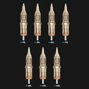 Картриджи для татуировок одноразовые, 0,35 мм, 20 шт.1 коробка