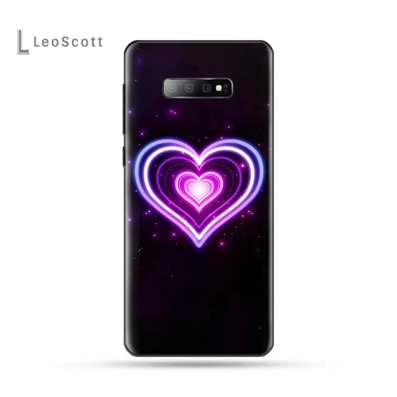 

Love Heart Couples Phone Case For Samsung S6 S7 edge S8 S9 S10 e plus A10 A50 A70 note8 J7 2017