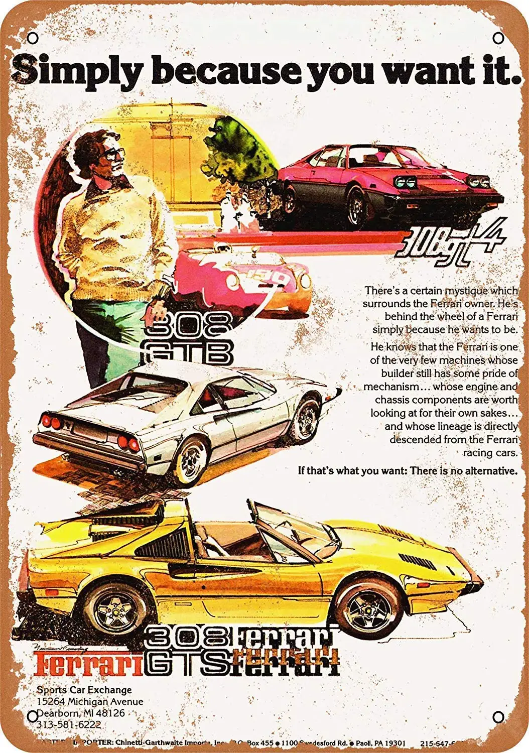 

8X12 Оловянная металлическая табличка-Vintage Look 1978 308 Bar Cafe Home стена арт-деко