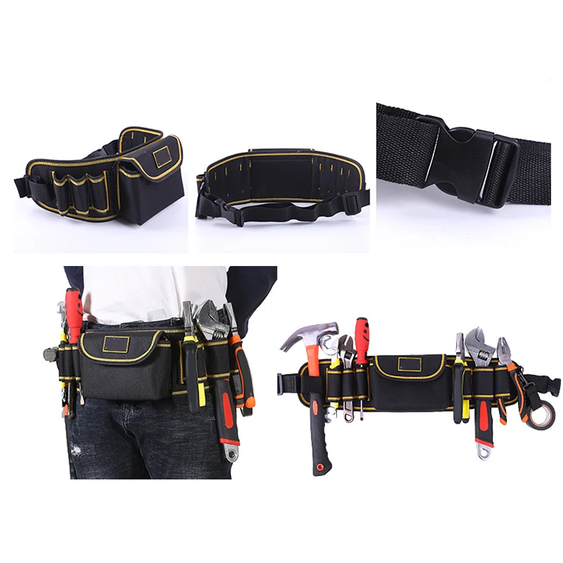 

Multifunctional Repair Tool Storage Bag Oxford Cloth Adjustable Length Waist Pocket Bag