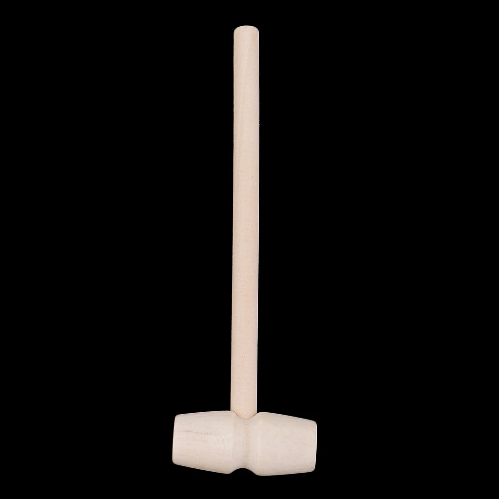 

100x Mini Wooden Hammer for Chocolate, Mallet, Wooden Lobster Mallet