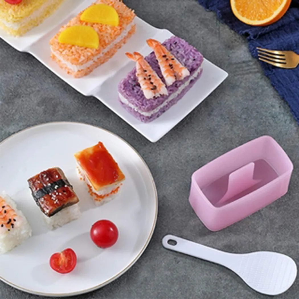 

1pair Mould Kitchen Tools Musubi Maker Non-Toxic Non-stick Spam Sushi Maker