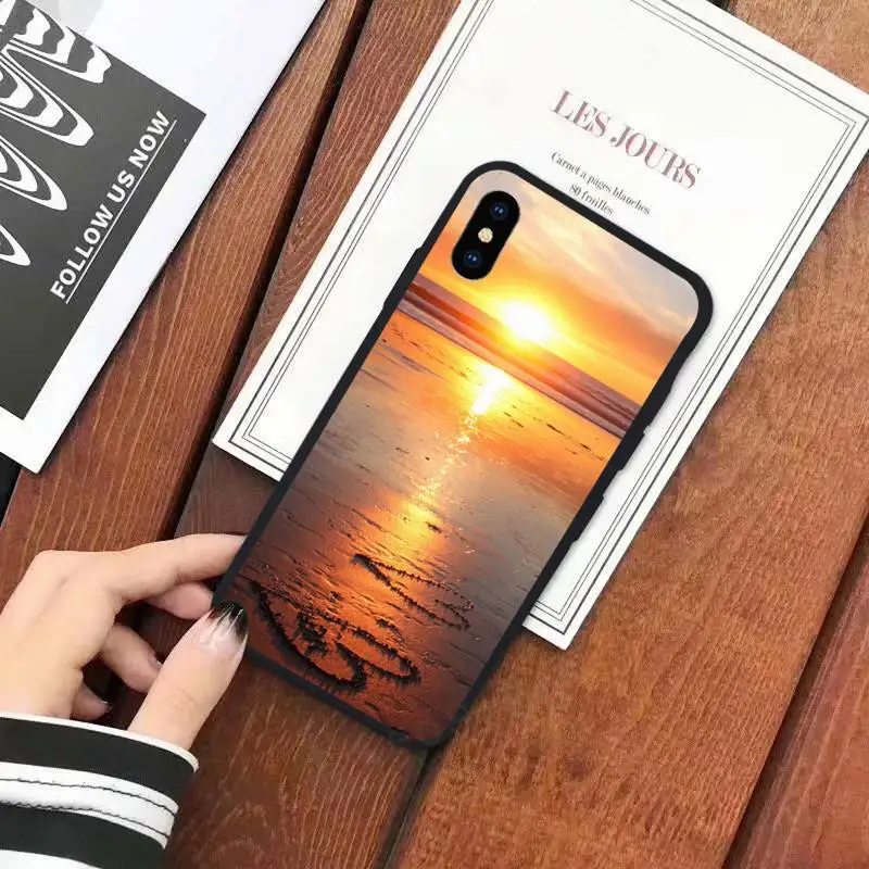 

Summer sea Beach lanscape Anti-fall shell luxury Phone Case coque for iPhone 11 12 mini pro XS MAX 8 7 6 6S Plus X 5S SE 2020 XR