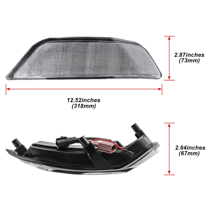 Для Ford Mustang 2015 2016 2017 Canbus динамические янтарные передние светодиодные боковые