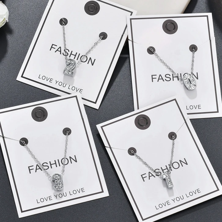 Серебряное ювелирное изделие на заказ специальное ожерелье с номером даты для