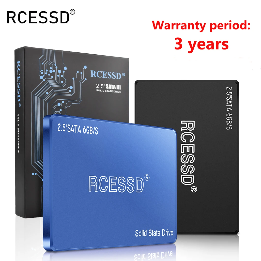 RCESSD SSD 2 5 дюймов SATA3 120 ГБ 128 240 256 360 Внутренний твердотельный жесткий диск HDD 60 Гб 64 480
