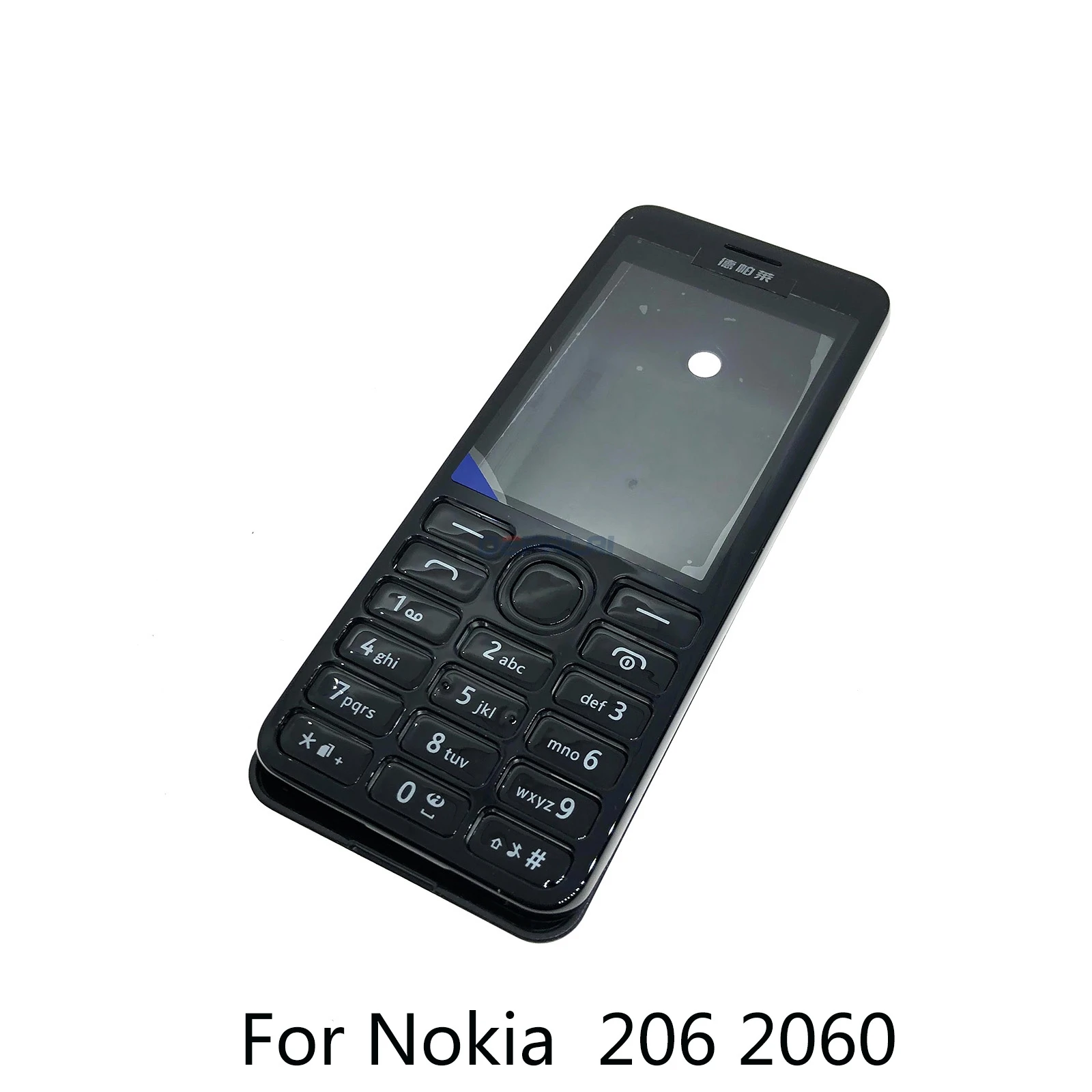New High Quality Housing For Nokia 208  Dual SIM Card 2080 215 206 2060 Mobile Phone Cover Case Keypad images - 6
