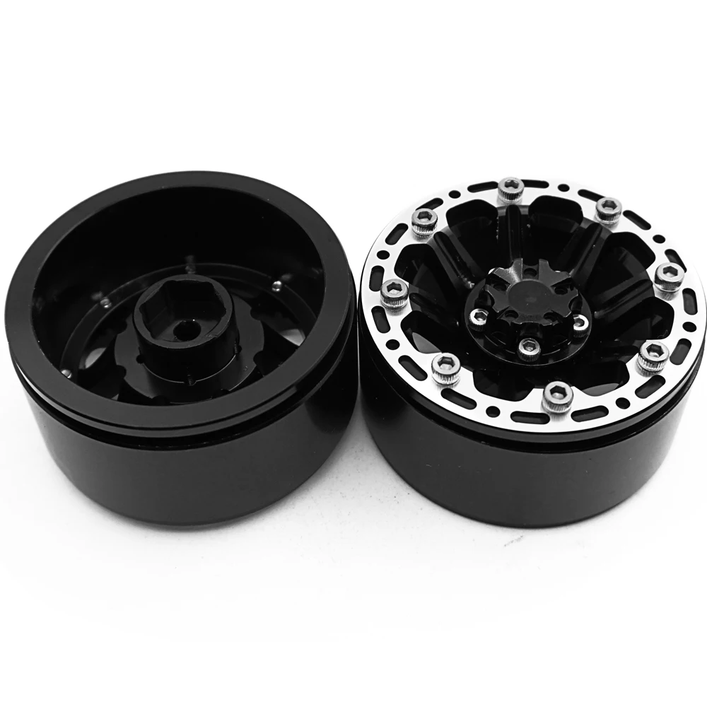 YEAHRUN 1 9 ''металлический обод для колеса Beadlock осевого SCX10 D90 CC01 1/10 RC