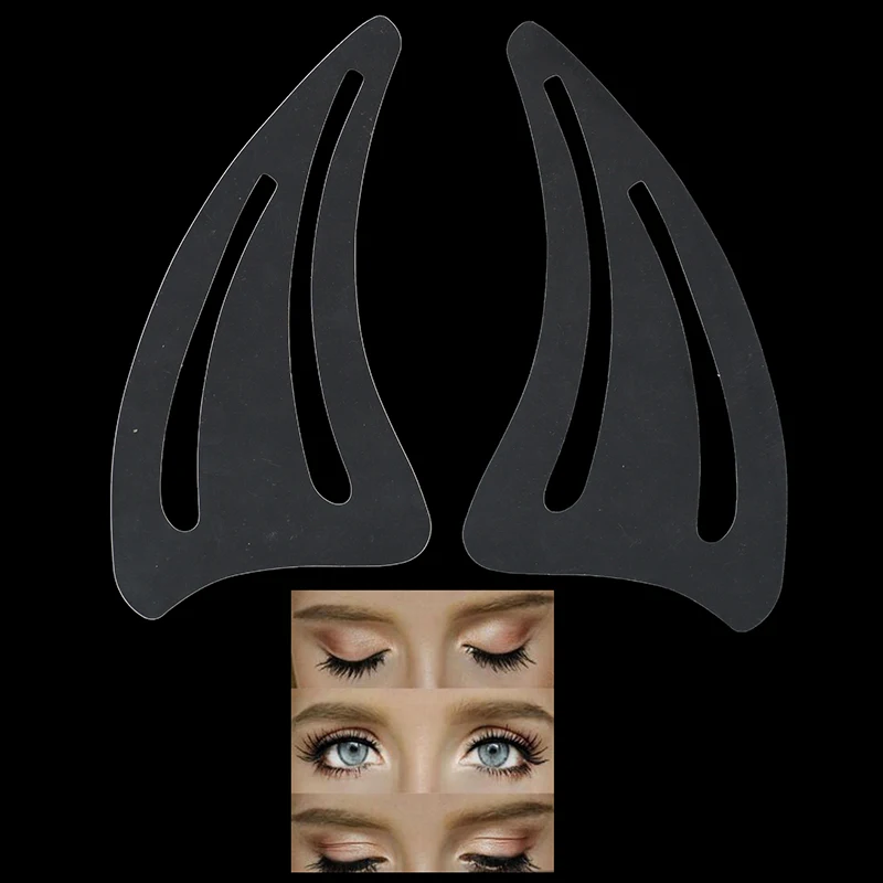 Шаблон для бровей 2 шт./компл. карточка теней век инструмент макияжа трафареты