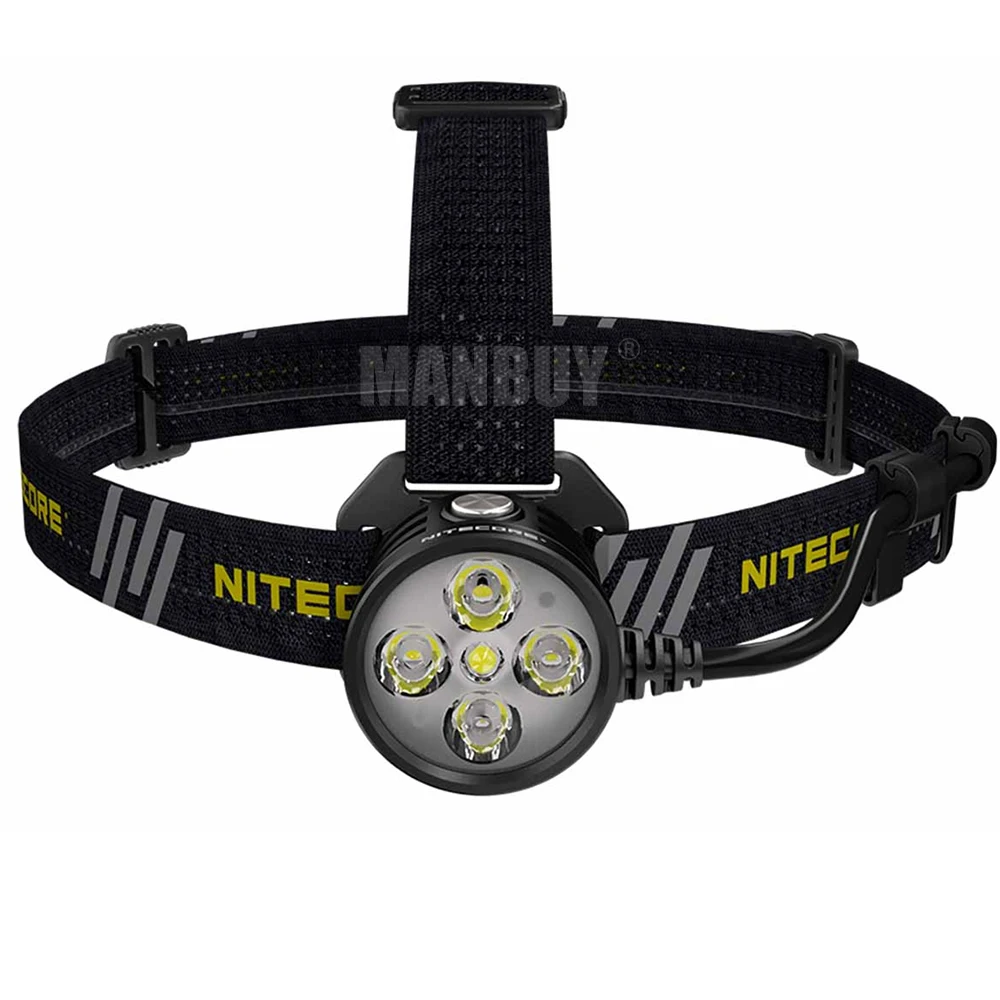 NITECORE HU60 1600 люмен CREE XP-G3 S3 x4 Светодиодный питаемые через USB порт Elite фары с браслет
