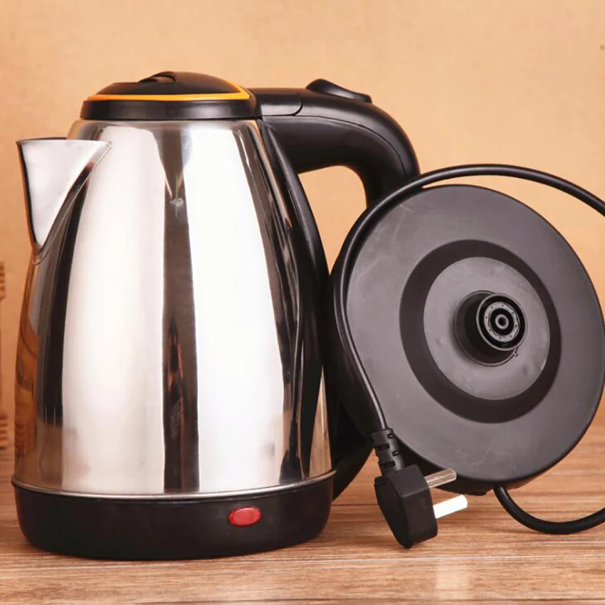 

2L Stainless Steel Portable Electric Hot Water Kettle 220V 50HZ 1500W Boiler Tea Kettle, Auto-Shutoff for Home Office
