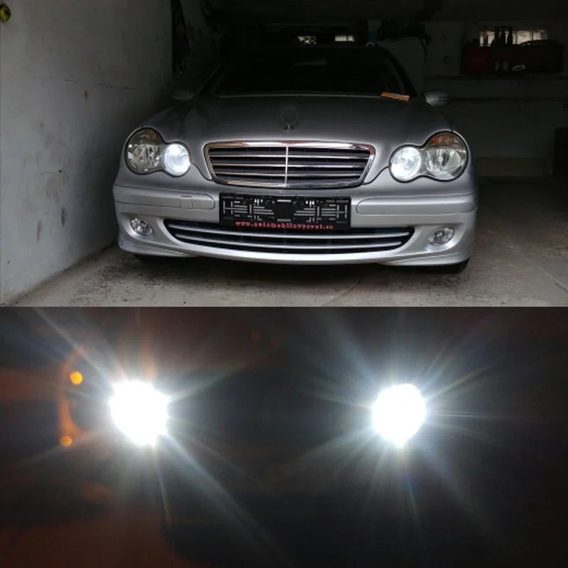 Светодиодсветодиодный лампы для автомобильных фар W5W Canbus Mercedes Benz w211 w203 w204 w210 w205 w202
