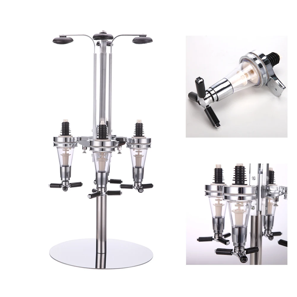 

Вращающийся диспенсер для ликера, 4 бутылки, аксессуары для бара, Винная стойка, вращающийся диспенсер для пива, спирта, шейкер для коктейлей