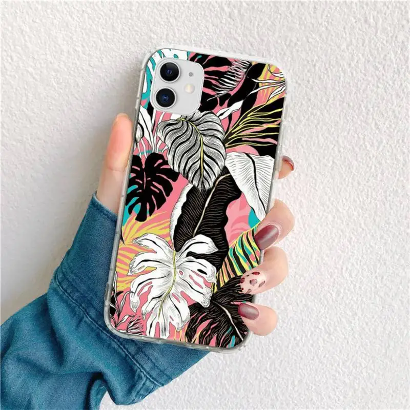 tropical jungle birds phone case for iphone 11 pro xs max 8 7 6 6s plus x 5s se 2020 xr cover free global shipping